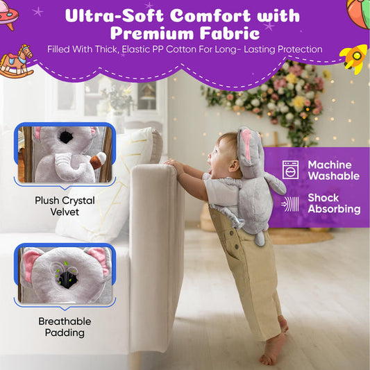 Baby Head Protector Backpack – Toddler Safety Cushion for Crawling & Walking