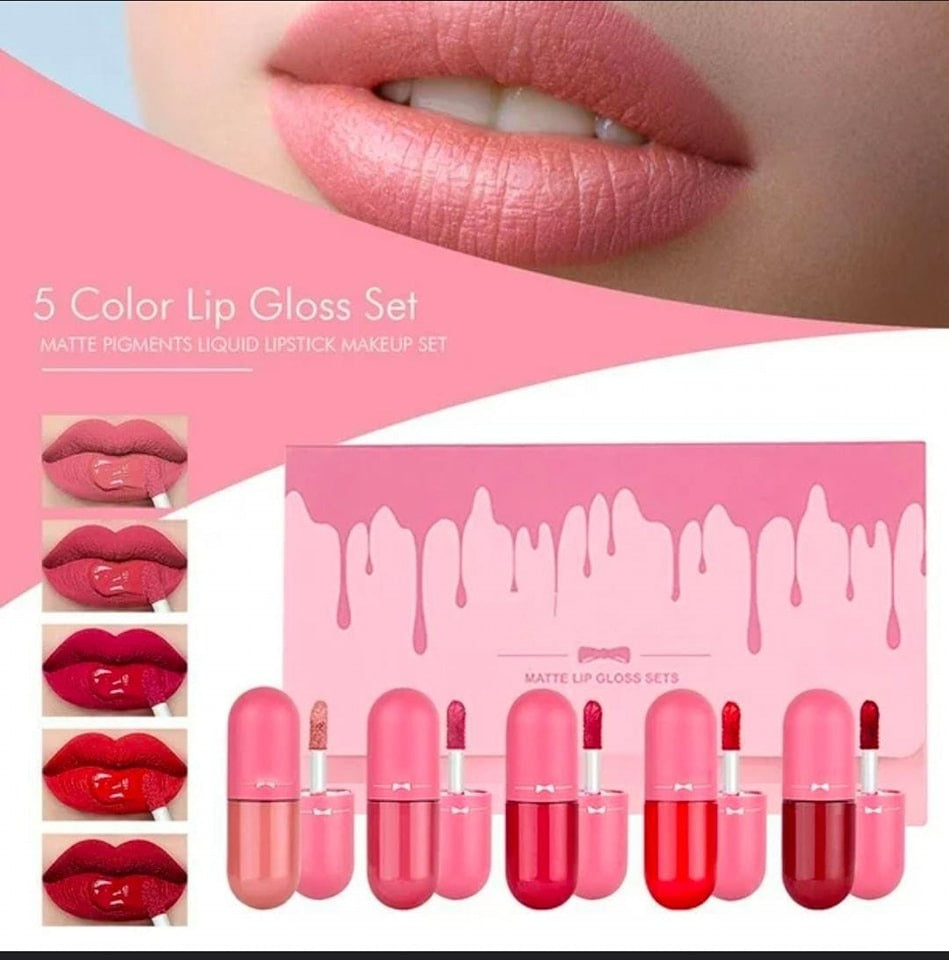 KS-One 18-Color Capsule Lipstick Set – Silky Smooth Matte Finish Mini Lipstick Pods (Travel Size & Portable)