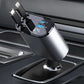 4-in-1 Car Fast Charger with RetrAactable iPhone & Type-C Cables, PD & USB Ports – Universal Multi-Device Charging Solution