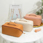 Large Travel Cosmetic Bag for Women Leather Makeup Organizer Female Toiletry Kit Bags