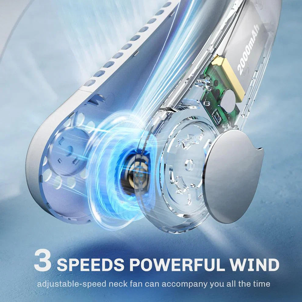 Rechargeable Portable Neck Fan